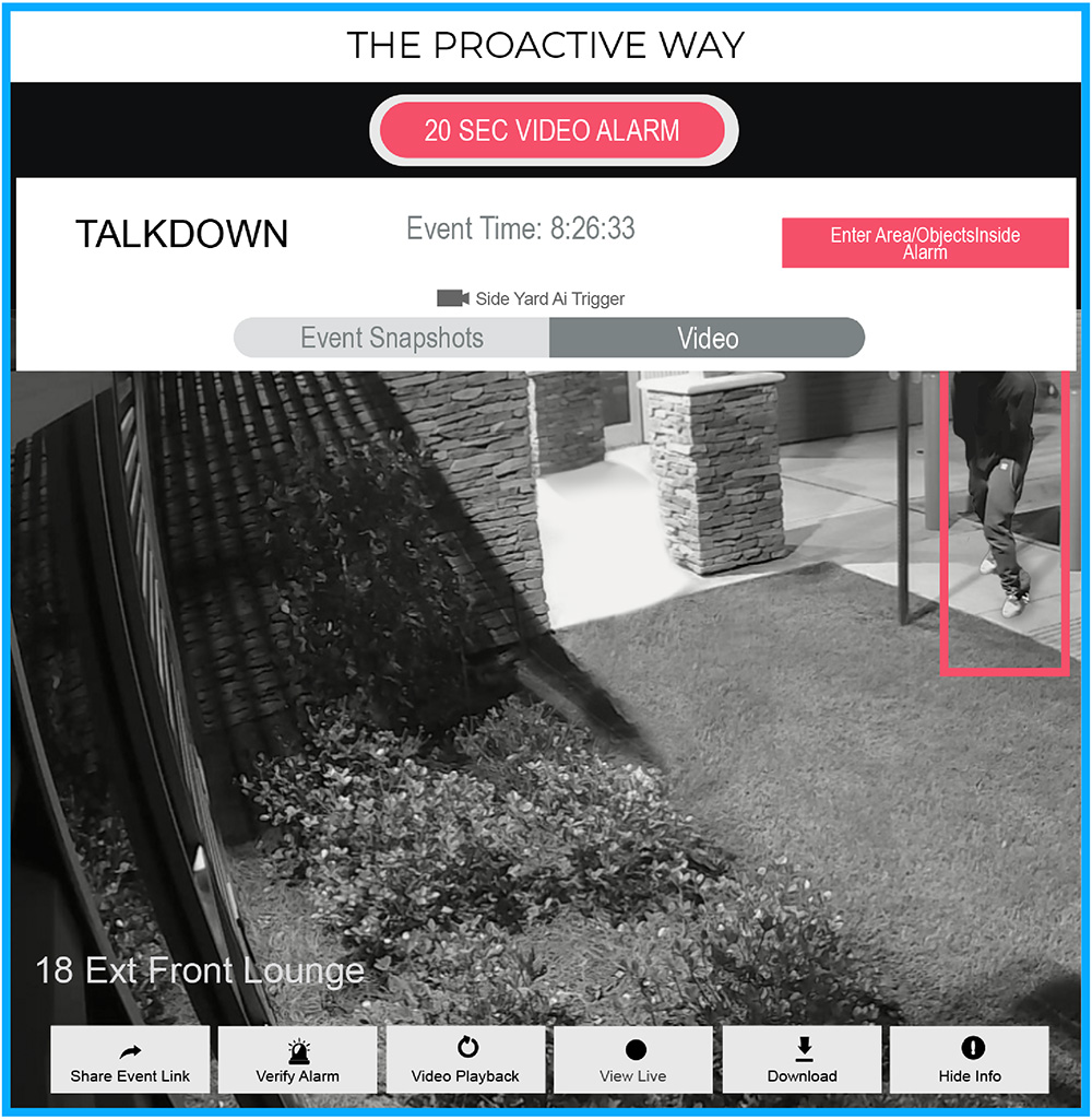 CHeKT Alarm Activation in progress