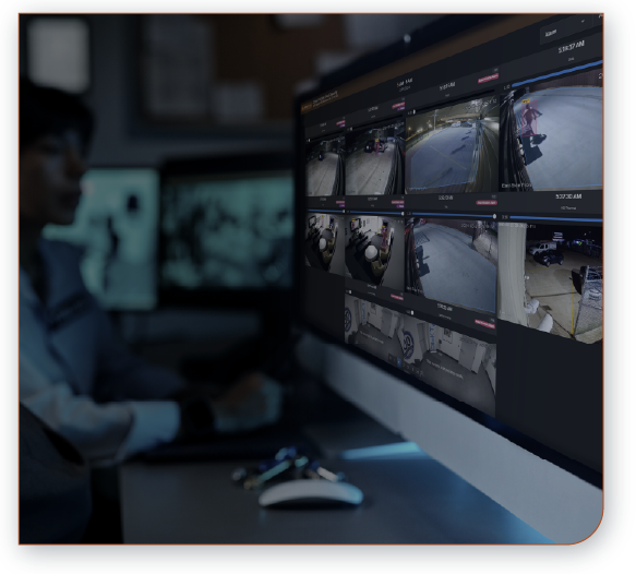 monitoring center in action