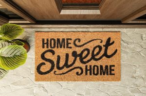 Home sweet home doormat photo