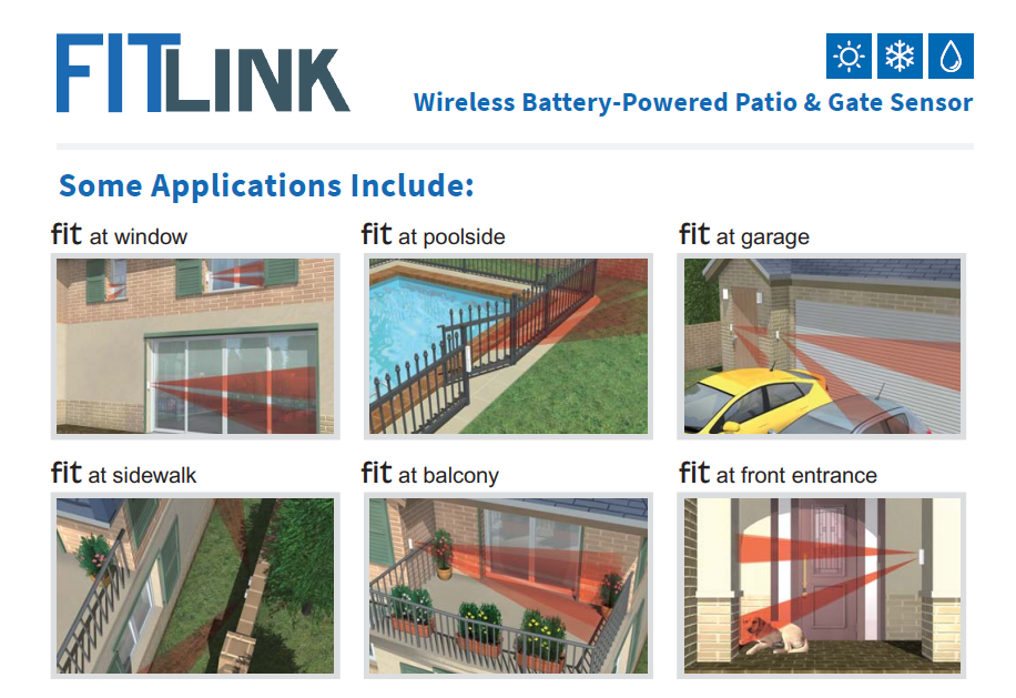 FITLINK Wireless Battery-Powered Sensor